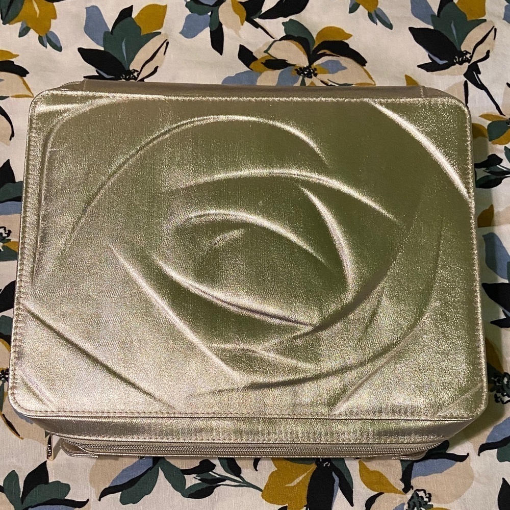 LANCOME Paris Gold Cosmetic Case